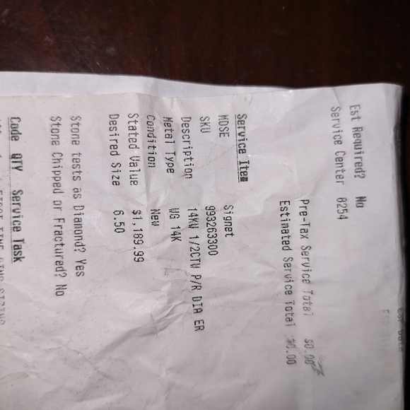 Dimond ring - Picture 3 of 7